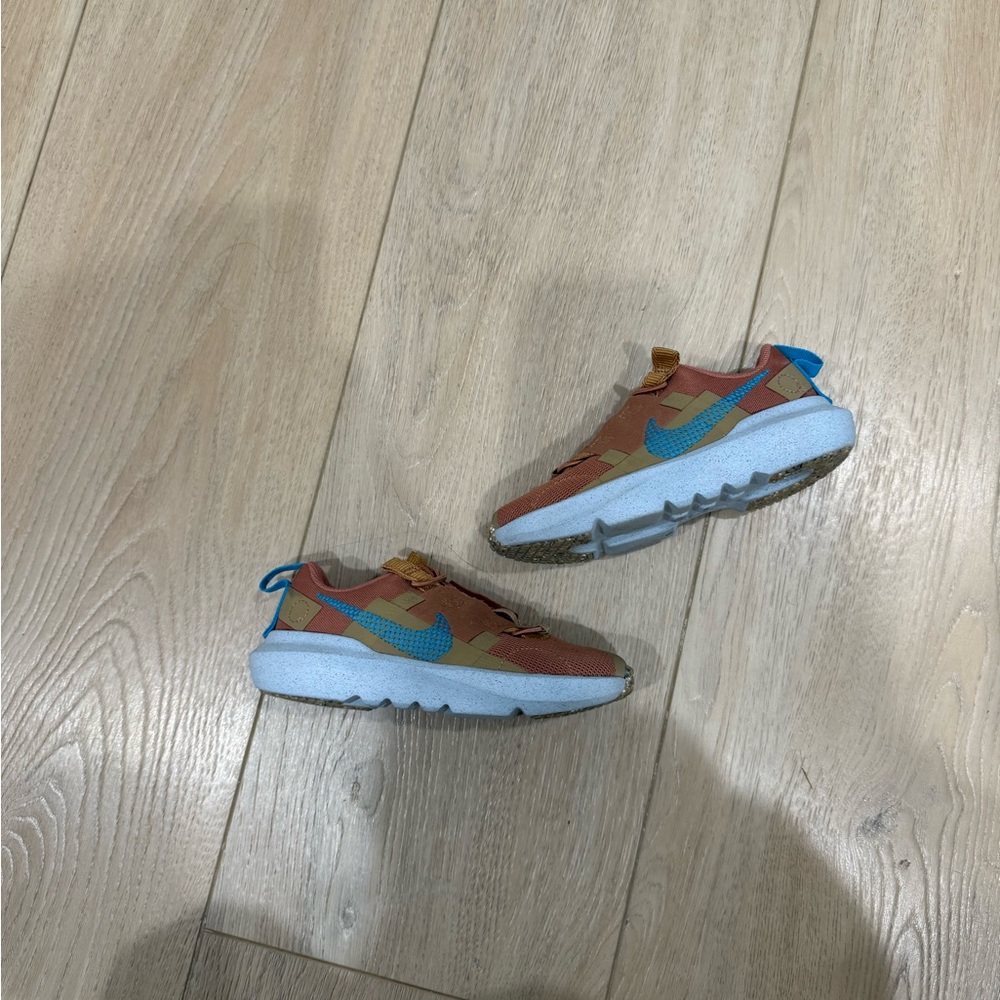 Nike Kids' Brown and Blue Sneakers